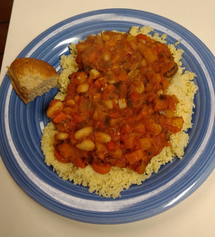 photo, served over couscous